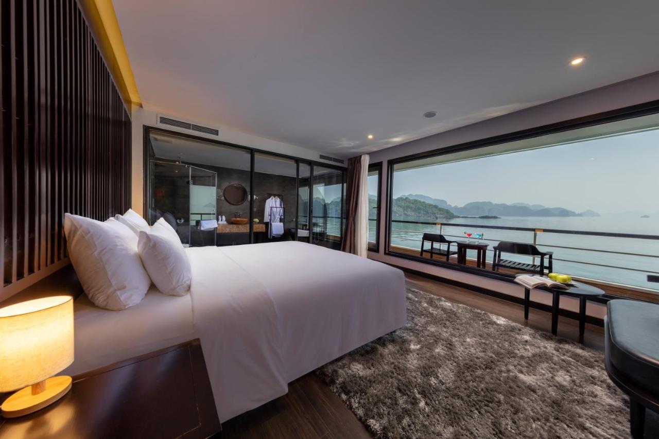 Scarlet Pearl Cruises - Wonder On Lan Ha Bay Hotell Ha Long Exteriör bild